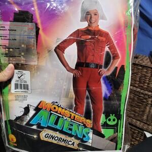 Monsters Vs Aliens Ginormica Halloween Youth Costume Complete Size small‎